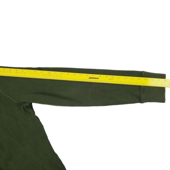 Abercrombie & Fitch Long Sleeve Knit Pullover Men's Green Sweater Size Large - Picture 8 of 9